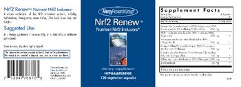 Allergy Research Group Nrf2 Renew Nutrient Nrf2 Inducers - supplement