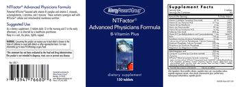 Allergy Research Group NTFactor Advanced Physicians Formula - supplement
