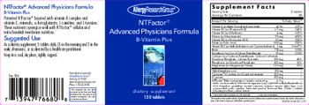 Allergy Research Group NTFactor Advanced Physicians Formula B-Vitamins Plus - supplement