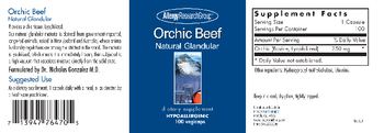 Allergy Research Group Orchic Beef Natural Glandular - supplement