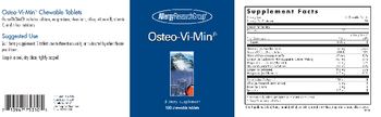 Allergy Research Group Osteo-Vi-Min - supplement