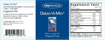 Allergy Research Group Osteo-Vi-Min - supplement