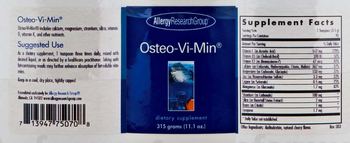 Allergy Research Group Osteo-Vi-Min - supplement