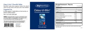 Allergy Research Group Osteo-Vi-Min - supplement