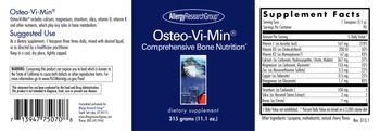 Allergy Research Group Osteo-Vi-Min - supplement