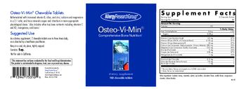 Allergy Research Group Osteo-Vi-Min - supplement