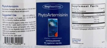 Allergy Research Group PhytoArtemisinin - supplement