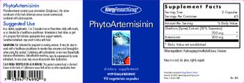 Allergy Research Group PhytoArtemisinin - supplement