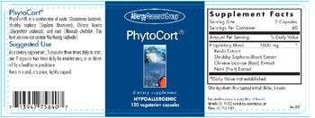 Allergy Research Group PhytoCort - supplement