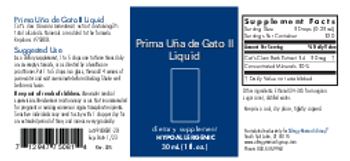 Allergy Research Group Prima Una de Gato II Liquid - supplement