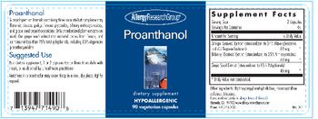 Allergy Research Group Proanthanol - supplement
