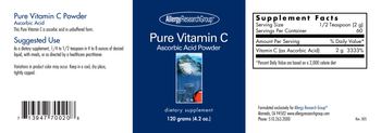 Allergy Research Group Pure Vitamin C - supplement