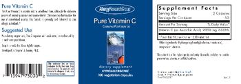 Allergy Research Group Pure Vitamin C - supplement