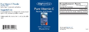 Allergy Research Group Pure Vitamin C Ascorbic Acid Powder - supplement