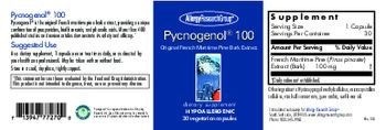 Allergy Research Group Pycnogenol 100 - supplement