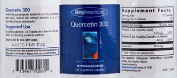 Allergy Research Group Quercetin 300 - supplement