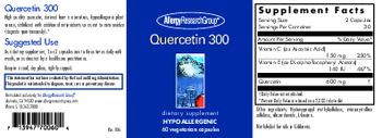 Allergy Research Group Quercetin 300 - supplement