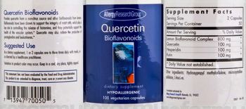 Allergy Research Group Quercetin Bioflavonoids - supplement