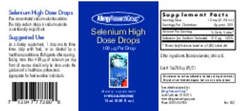Allergy Research Group Selenium High Dose Drops 100 mcg - supplement