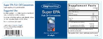 Allergy Research Group Super EPA Fish Oil Concentrate - supplement