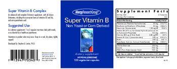 Allergy Research Group Super Vitamin B Complex - supplement