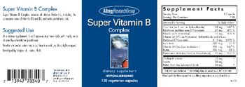 Allergy Research Group Super Vitamin B Complex - supplement