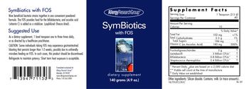 Allergy Research Group SymBiotics with FOS - supplement