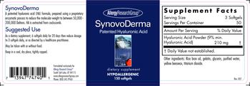 Allergy Research Group SynovoDerma - supplement