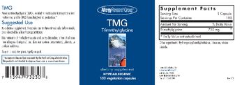 Allergy Research Group TMG - supplement