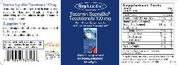 Allergy Research Group Tocomin SupraBio Tocotrienols 100 mg - supplement