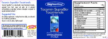 Allergy Research Group Tocomin SupraBio Tocotrienols 100 mg - supplement