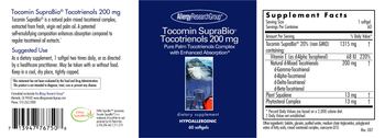 Allergy Research Group Tocomin SupraBio Tocotrienols 200 mg - supplement