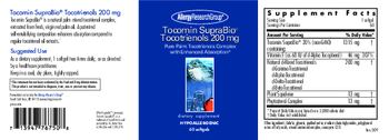 Allergy Research Group Tocomin SupraBio Tocotrienols 200 mg - supplement
