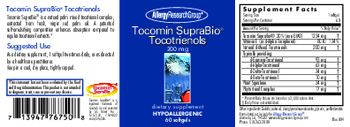 Allergy Research Group Tocomin SupraBio Tocotrienols 200 mg - supplement