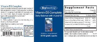 Allergy Research Group Vitamin D3 Complete - supplement