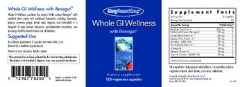 Allergy Research Group Whole GI Wellness with Benegut - supplement