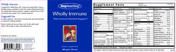 Allergy Research Group Wholly Immune - supplement