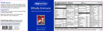 Allergy Research Group Wholly Immune - supplement