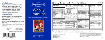 Allergy Research Group Wholly Immune - supplement