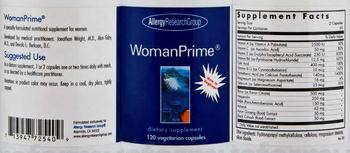 Allergy Research Group WomanPrime - supplement