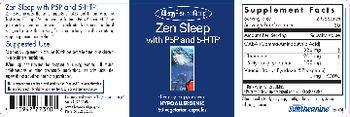 Allergy Research Group Zen Sleep with P5P and 5-HTP - supplement
