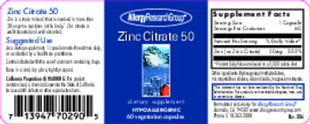 Allergy Research Group Zinc Citrate 50 - supplement