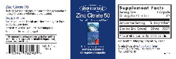 Allergy Research Group Zinc Citrate 50 - supplement