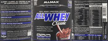 ALLMAX AllWhey Classic Chocolate - supplement