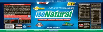 AllMax Nutrition IsoNatural Unflavored - protein supplement