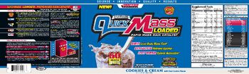 AllMax Nutrition Quick Mass Loaded Cookies & Cream - supplement