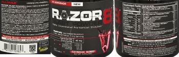 AllMax Nutrition Razor 8 Blast Powder Extreme Berry - supplement
