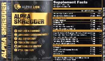 Alpha Lion Alpha Shredder - supplement