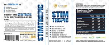 Alpha Lion StimTropic - supplement