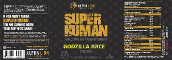 Alpha Lion Super Human Godzilla Juice Candy Apple - supplement